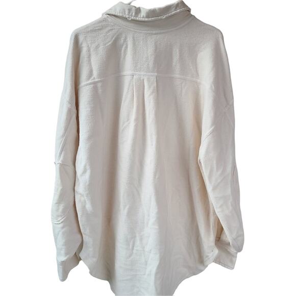 Free People NEW Ruby Jacket Champagne Dreams Womens Shacket Jacket Medium NWT - Picture 4 of 13